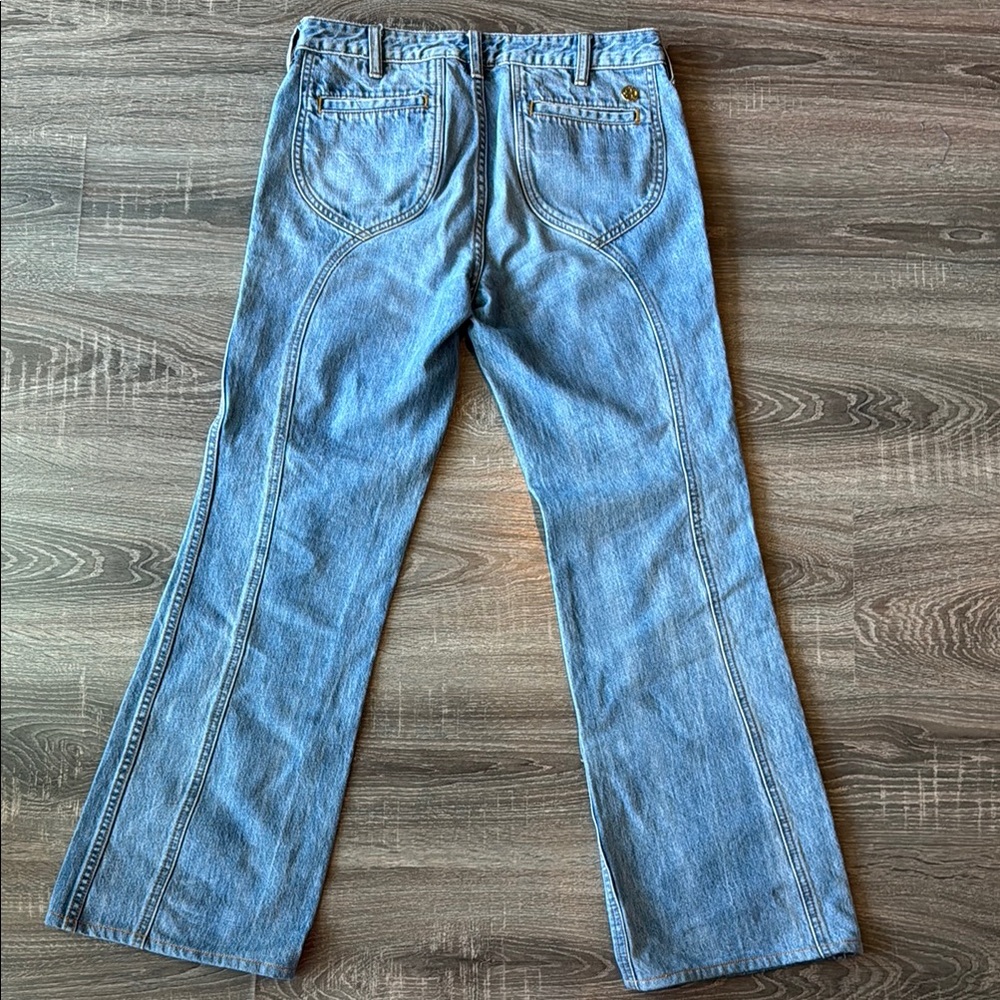 Tory Burch Denim Straight Leg Jeans